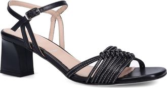 Ron White Kerianne Ankle Strap Sandal in Onyx at Nordstrom, Size 10-10.5Us