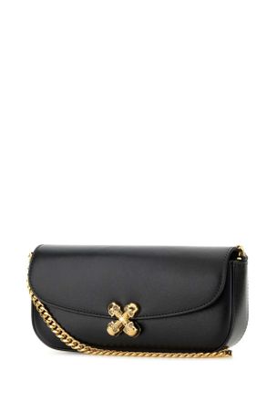 Alexander McQueen 8360371maae 1000 Blackgold Skull Flower Small Borse A Tracolla Bag
