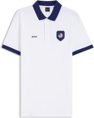BOSS Paddy polo shirt with country flag