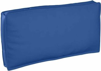 vidaXL Cuscino per seduta / schienale pallet Blu reale 120 x 60 x 12 cm Vidaxl