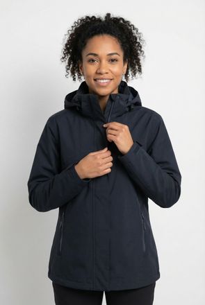 Maier Sports Allwetterjacke MAIER SPORTS Da-Jacke mTEX el. Metor rec W, Damen, Gr. 34, night sky, Obermaterial: 100% Polyester, Jacken Allwetterjacke, &Uuml;bergangsjac