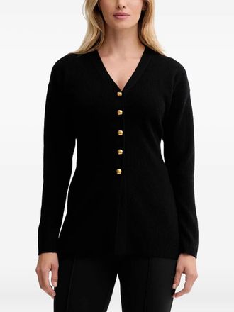 Isabelle Blanche Cardigan con scollo a V - Nero