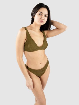 Rip Curl Sunshine Crop Bikini Top verde