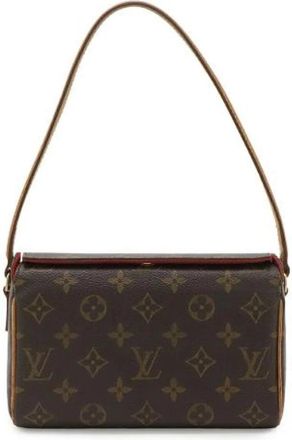 Louis Vuitton Pre-owned Monogram Recital Handbag M51900 - Dames - Vintage Schoudertas - Bruin - ONE Size - Vintage