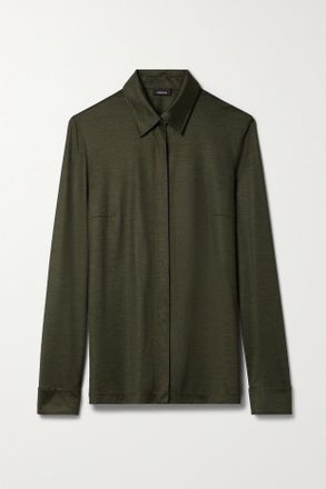 Akris Camicia In Seta - Verde