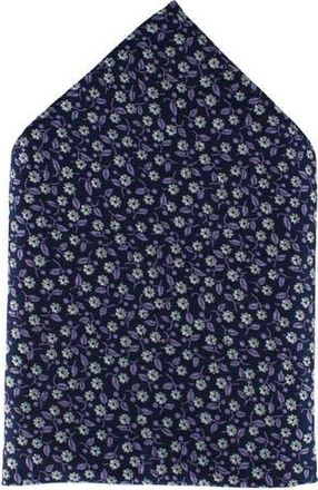 Ascentix Metallic Flowers and Leaves Pocket Square in Purple at Nordstrom