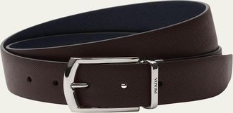 Prada Mens Saffiano Reversible Dress Be