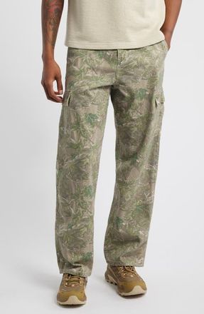 PacSun Leaf Print 5-Pocket Pants in Camouflage at Nordstrom, Size 28 X 30