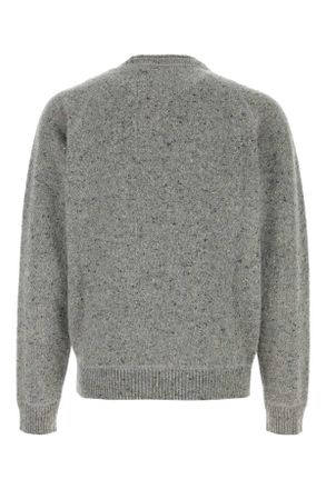 Dsquared2 Mens Yarn Sweater Gray Wool Nylon