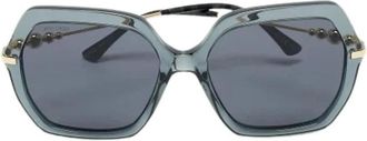Jimmy Choo London Pre-owned Esther/S Zonnebril - Dames - Vintage Accessoires - Blauw - ONE Size - Vintage