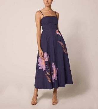 Cleobella Riley Ankle Dress In Moresco Navy
