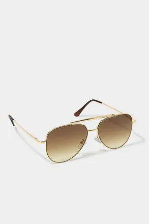 Katie Loxton Bali Sunglasses in Gold Metal at Nordstrom