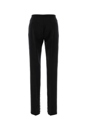 Dries Van Noten 2520109512249 900 Black Exterior: Wool Mohair Pantaloni Trousers