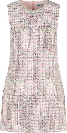 Self Portrait Sleeveless Pink Polyester Mini Dress