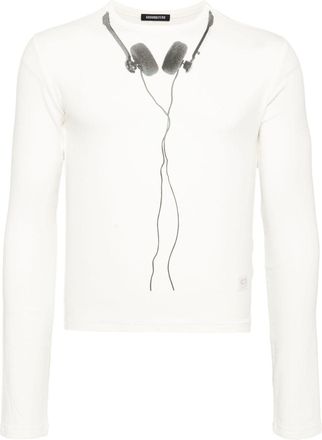 Ground-Zero T-shirt con stampa grafica - Bianco