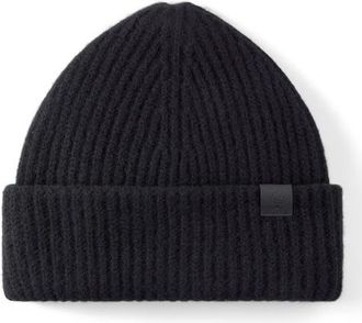 Mulberry Chunky Ribbed Beanie in Black at Nordstrom