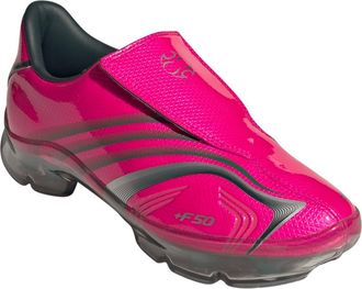 adidas Adiframe F50 Running Sneaker in Shock Pink/Green/Silver at Nordstrom, Size 11.5