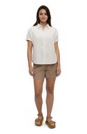 tentree Magnolia Shirt in Undyed at Nordstrom, Size X-Small