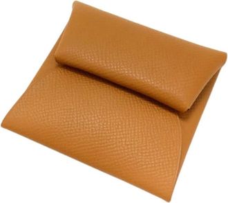 Herm&egrave;s Pre-owned Wallets, female, Brown, Size: ONE SIZE Pre-owned Vintage Leather Wallet