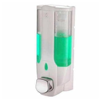 Trade Shop Trade Shop - Dispenser Sapone Liquido A Parete Contenitore Liquidi Casa Negozio Bagno 300 Ml
