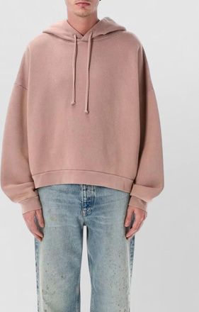 Acne Studios vintage hooded cotton fleece sweatshirt