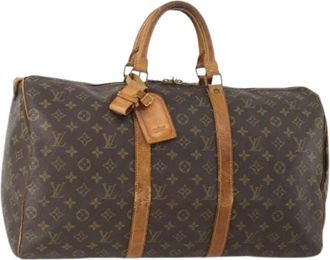 Louis Vuitton Pre-owned Weekend Bags, female, Brown, Size: ONE SIZE Pre-owned Boston Bag