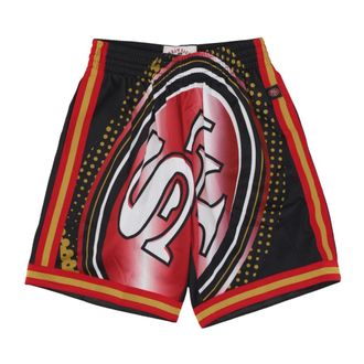 Mitchell & Ness NFL Big Face 7.0 Basketball Shorts - Heren - Fitness - Veelkleurig - L - Polyester - Fitness