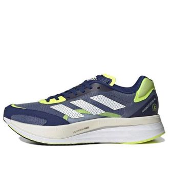 adidas Adizero Boston 10 Victory Blue Solar Yellow GY0929