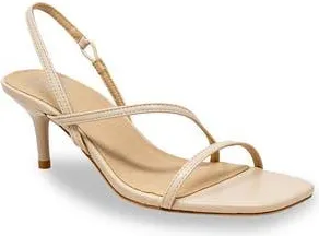 Chase + Chloe by Intouch Footwear Nailee Kitten Heel Sandal in Nude at Nordstrom Rack, Size 11