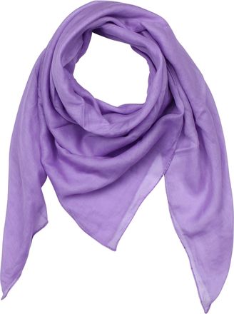 Freak Scene Cotton Scarf - purple - lilac - squared kerchief