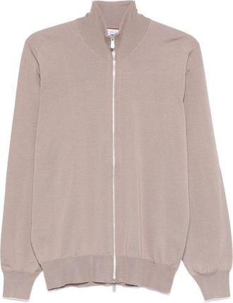 Brunello Cucinelli Cotton Zipped Cardigan