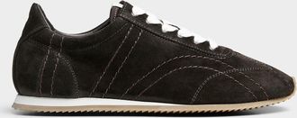 Toteme Womens Flex supple suede sneakers Women