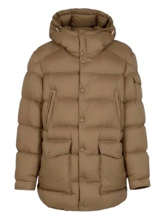 Moncler Bretagne hooded jacket - men - Polyamide/Nylon/Down/Feather - 2 - Brown