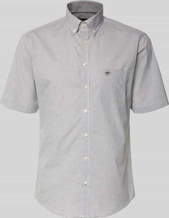 Fynch-Hatton Fynch-Hatton Modern Fit Freizeithemd mit Brusttasche und Logo-Stitching in Oliv, Gr&ouml;&szlig;e 3XL