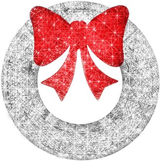 Best Choice Products 48in Pre-Lit Outdoor Christmas Wreath, LED Metal Holiday D&eacute;cor w/ 140 Lights, Bow