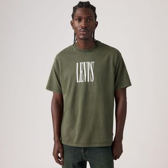 Levi's Graphic Vintage Fit Tee - Mens - 2XL - Green