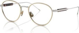 Brunello Cucinelli 50mm Phantos optical glasses in Silver at Nordstrom