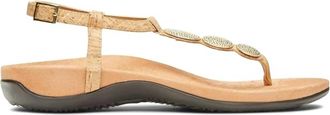 Vionic Womens Lizbeth Sandals In Gold Cork