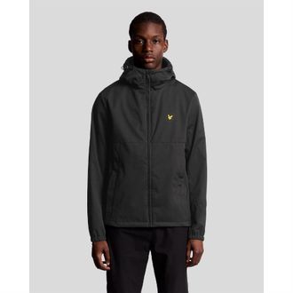 Lyle & Scott Mens And Windbreaker Full Zip Up Jacket in Black - Size X-Large