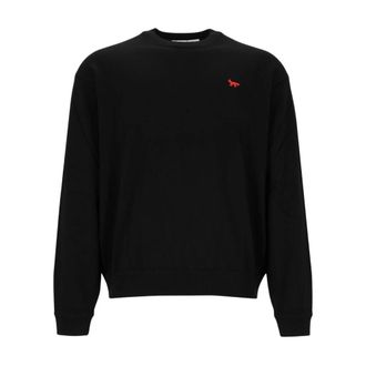 Maison Kitsun&eacute; Profile Fox Sweater - Heren - Truien - Zwart - Maat: XL Wol