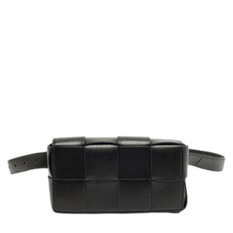 Bottega Veneta Pre-owned Belt Bag - Dames - Pre-owned - Zwart - Maat: ONE Size Leer