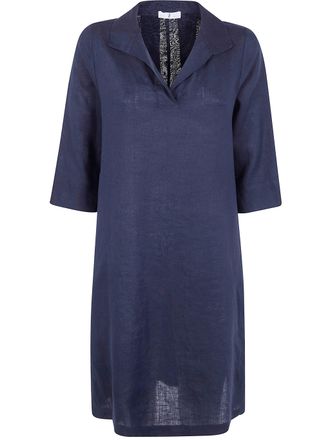 Whyci Abito Maniche Lunghe Polo Neck Dress