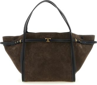 Tod's Tim Midi Shopper - Dames - Shoppers - Bruin - ONE Size - Leer - Tassen