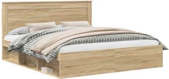 vidaXL Estructura De Cama Sonoma 180 X 200 Cm Madera De Pino Macizo Vidaxl