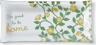 Tag So Good To Be Home Glass Trinket Tray Decorative Box Multi 9 x 4.33 x 0.8 in in Green at Nordstrom