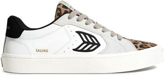 Cariuma Salvas sneakers - women - Rubber/Recycled Mesh/Cork/LWG-Certified Gold-Rated Leather - 5.5 - White