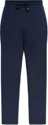 Etro Losvallende Broek met Patroon - Heren - Sweatpants - Blauw - M - Satijn - Broeken