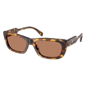 Miu Miu Sunglasses, female, Brown, Size: 56 MM MU B12S Sunglasses