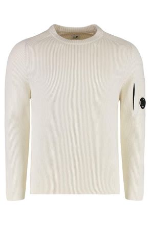 C.P. Company C. P. Company Cotton Blend Crew-Neck Sweater