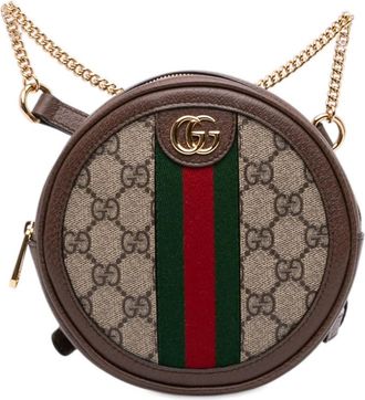 Gucci Pre-owned Gucci Mini GG Supreme Web Ophidia Round Backpack Ladies J0NCE51XRWXU2J8O